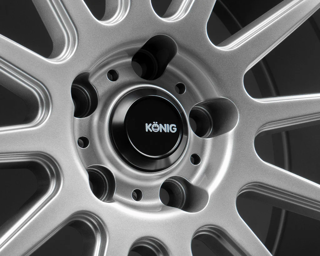 Konig Aeris Flow Formed Wheels 17x8 | 5X108 , 5X112 , 5X114.3 , 5X120 | Steel Silver - Image 7