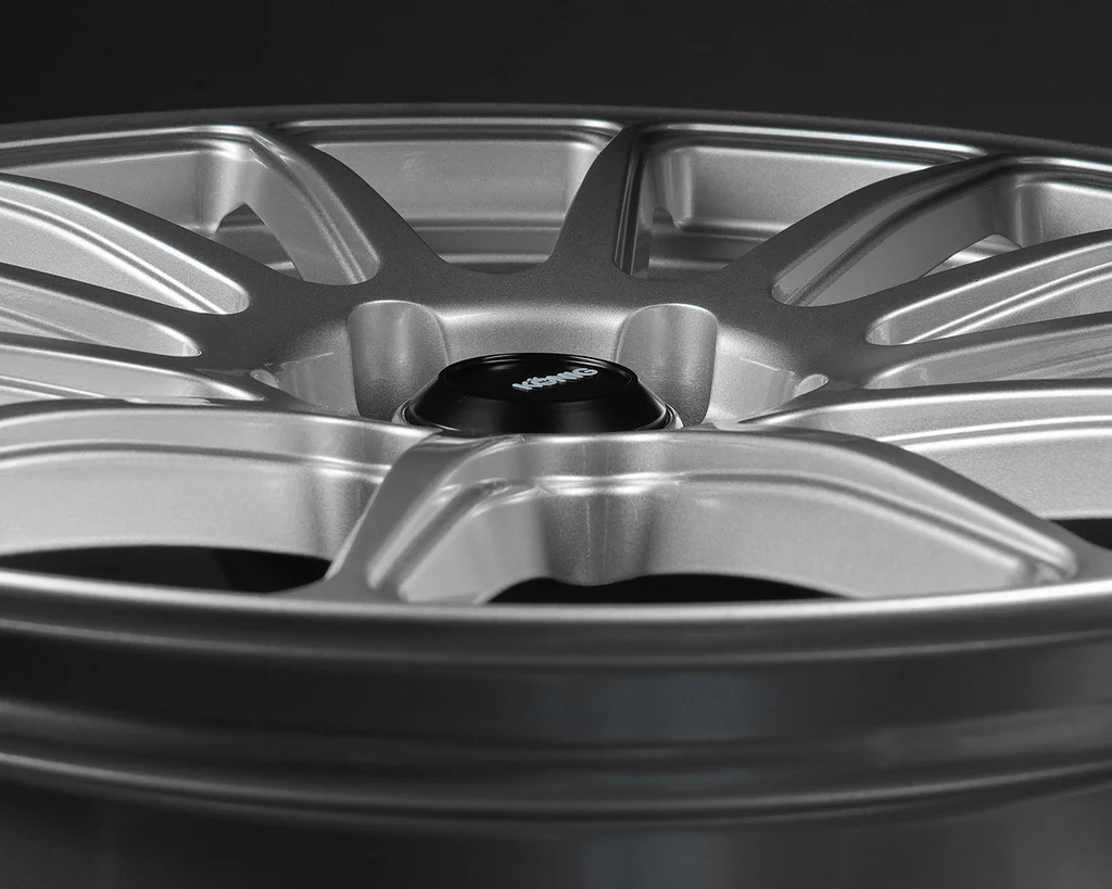 Konig Aeris Flow Formed Wheels 17x8 | 5X108 , 5X112 , 5X114.3 , 5X120 | Steel Silver - Image 8