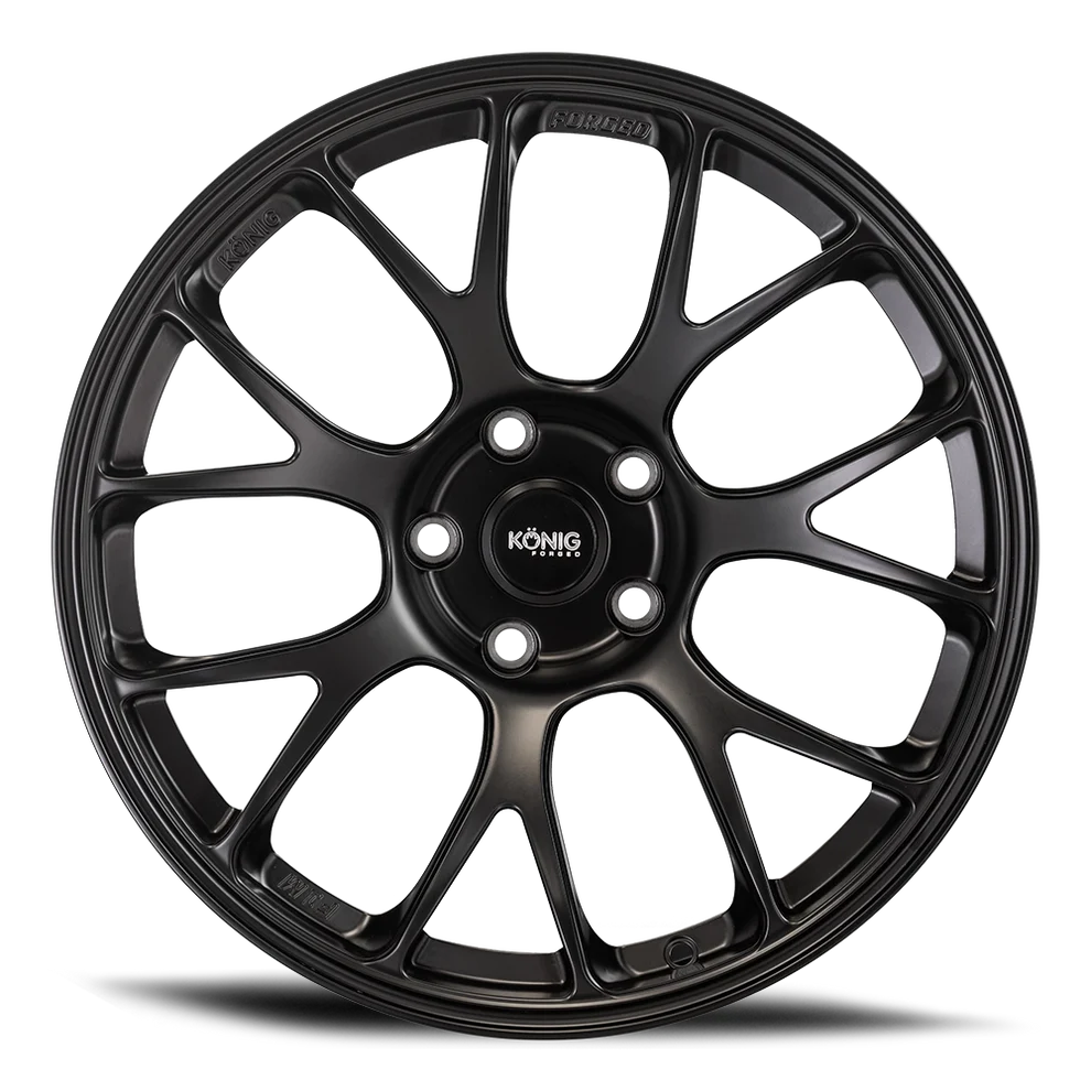 Konig F1M Forged Wheels 18x10.5 | 5x114.3, 5x120, 5x130 | Ash Silver or Satin Black