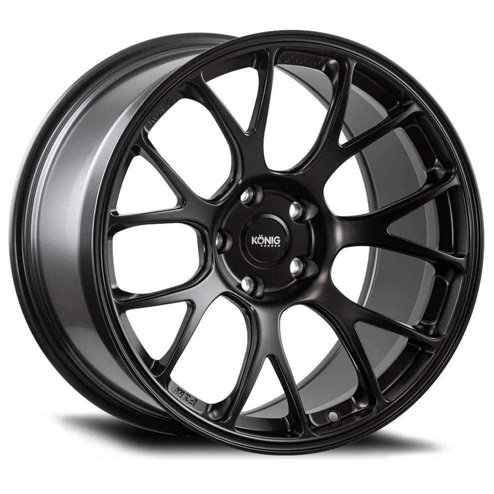 Konig F1M Forged Wheels 19x9 | 5x130 +50ET | Ash Silver or Satin Black - Image 2