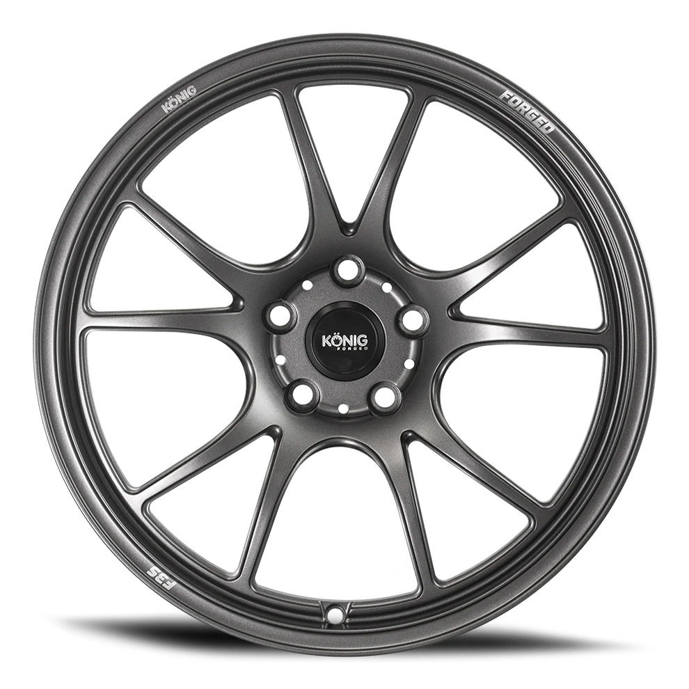 Konig F3S Forged Wheels 17x8 | 5x114.3 +35ET | Satin Charcoal