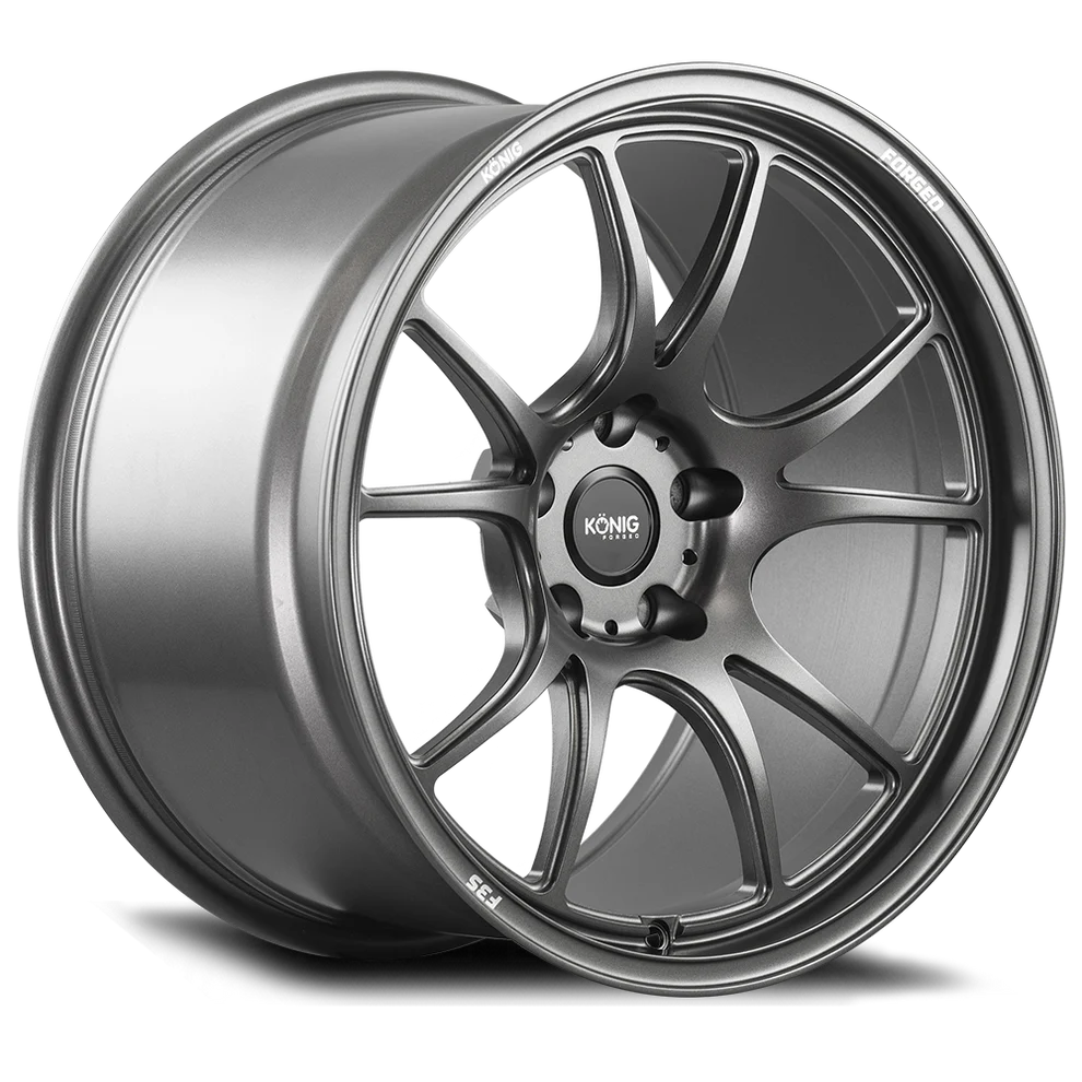 Konig F3S Forged Wheels 18x12 | 5X114.3 , 5x130 , 5x120.65 | Satin Charcoal - Image 2