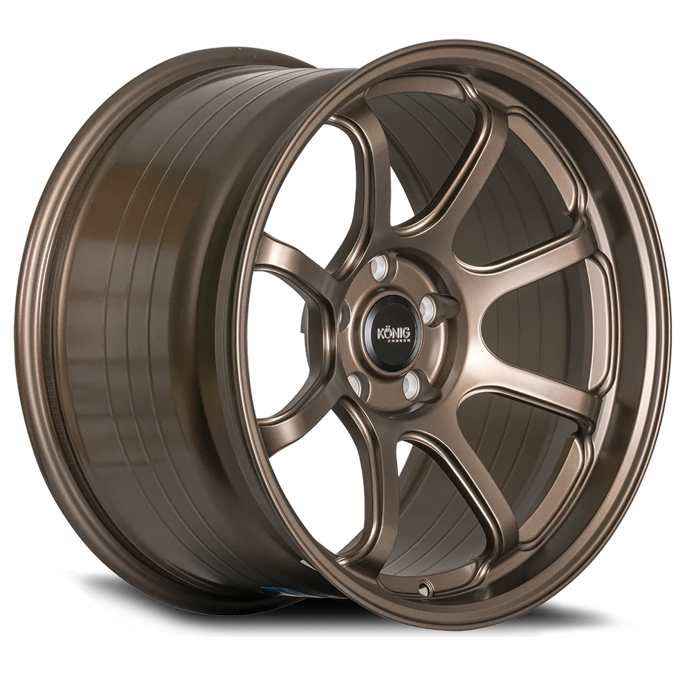 Konig F6SX Forged Wheels 18x10.5 | 5x114.3 , 5x120 | Race Bronze or Satin Grey - Image 5