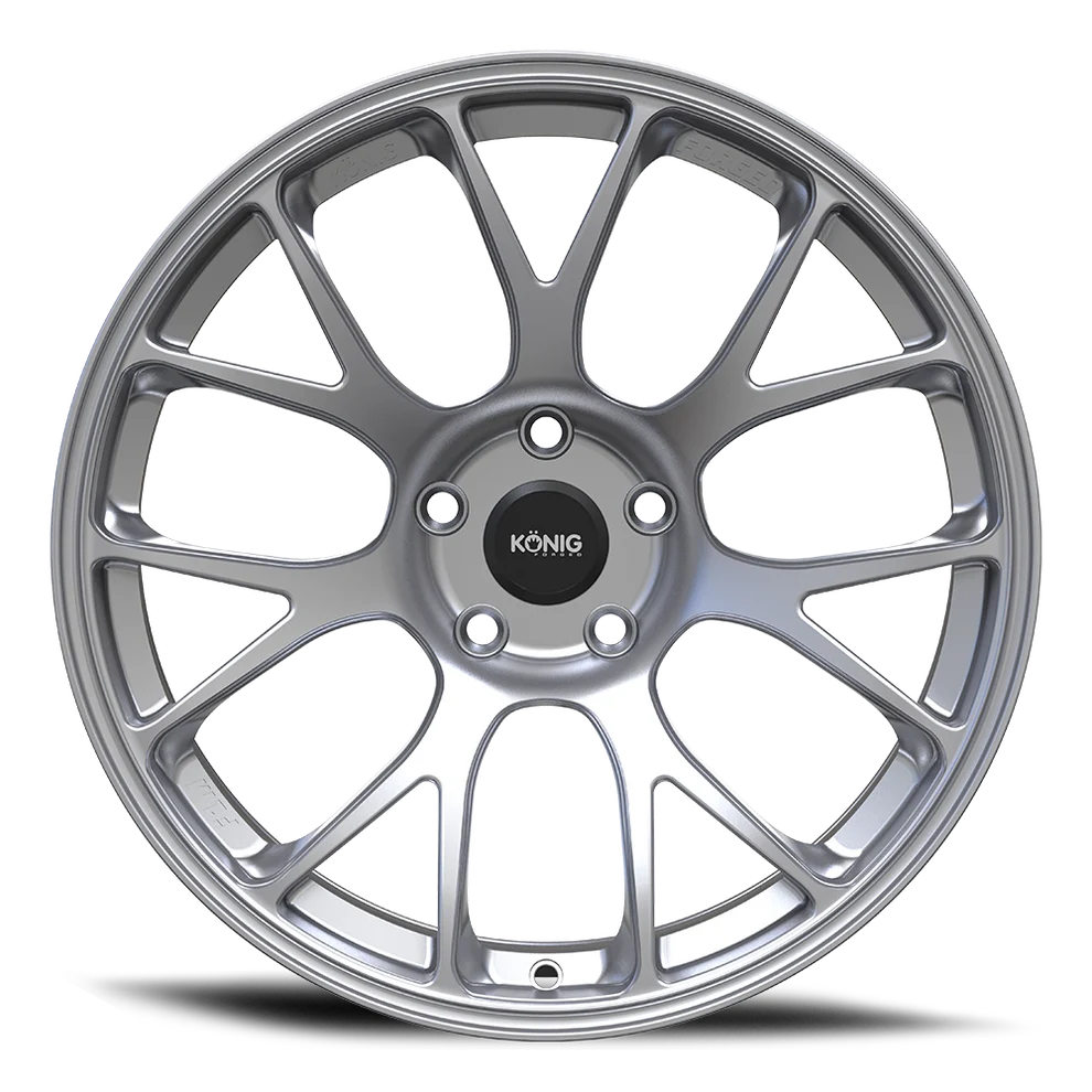 Konig F1M Forge Wheels 17X9 | 4x100 +45 | Ash Silver - Image 2