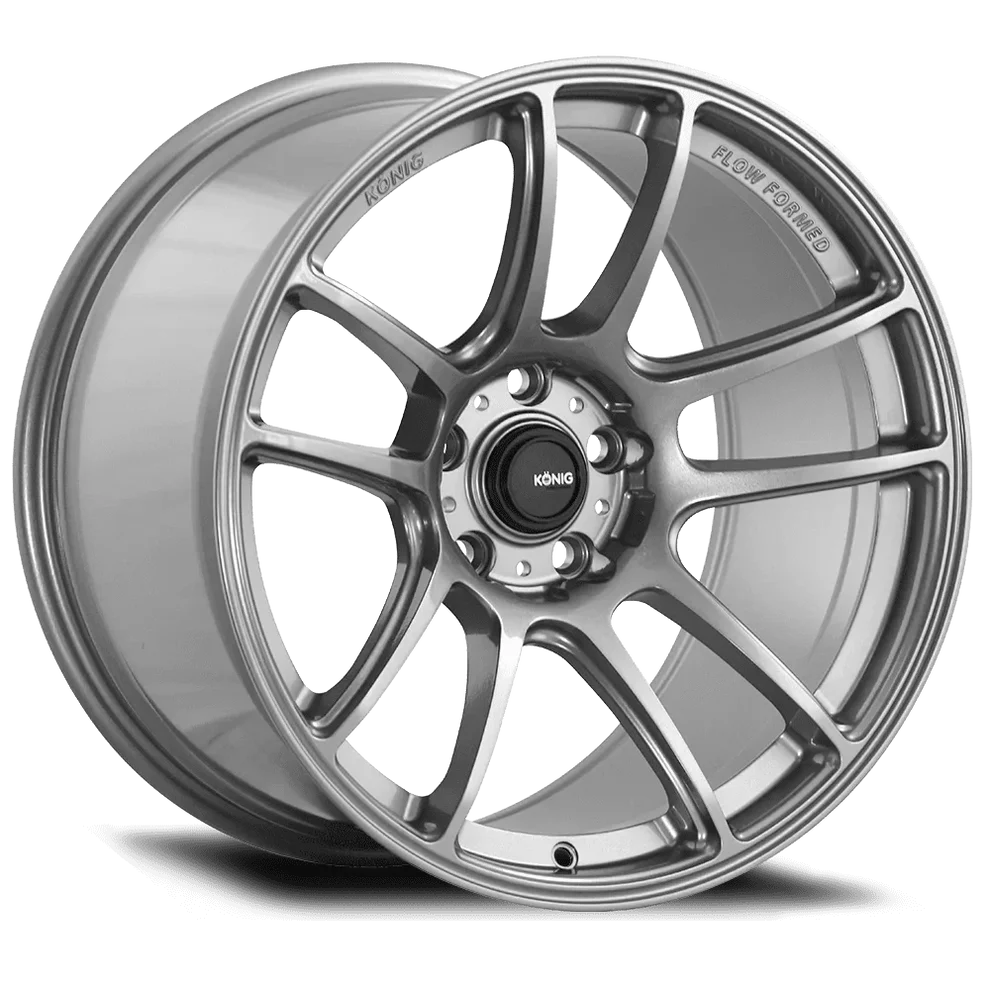 Konig Heliogram Flow Formed Wheels 17x9 | 5x114.3 , +25, +38 | Matte Bronze or Titanium Metallic - Image 3