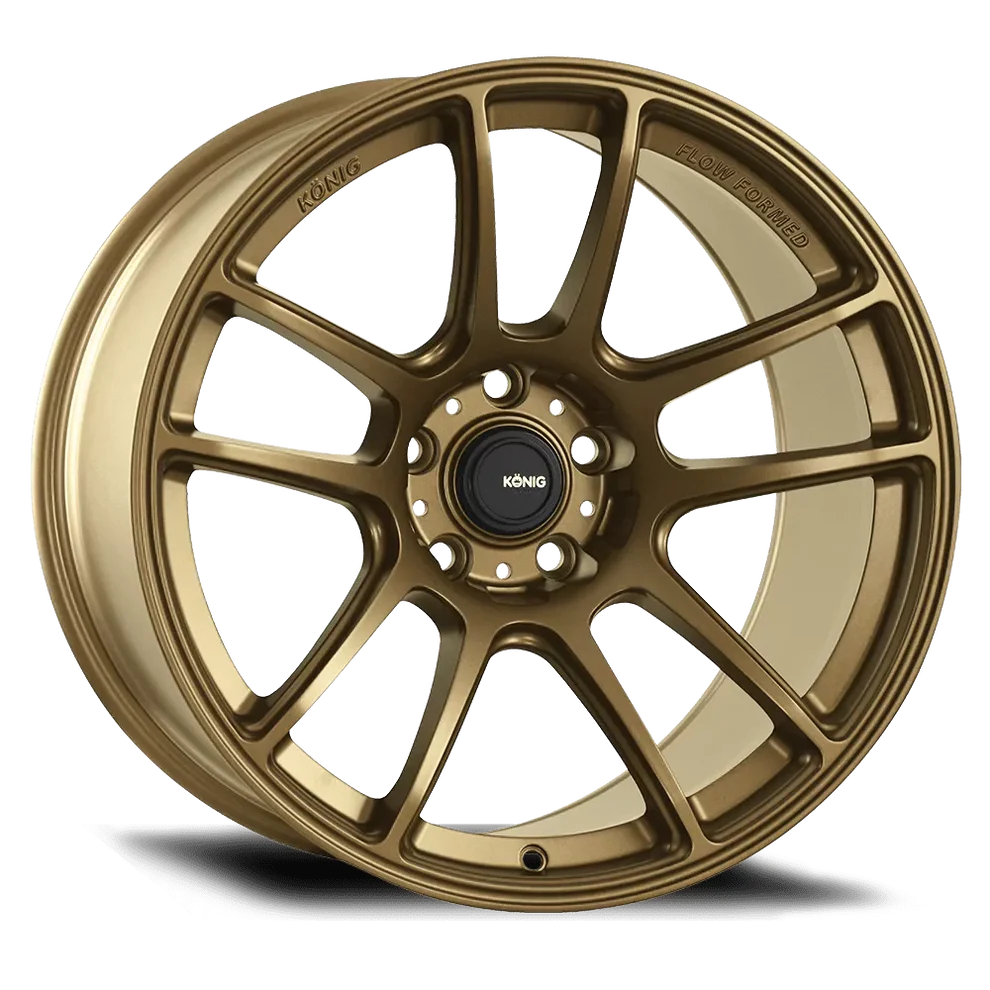 Konig Heliogram Flow Formed Wheels 15x7 | 4X100 , +35 | Matte Bronze or Titanium Metallic