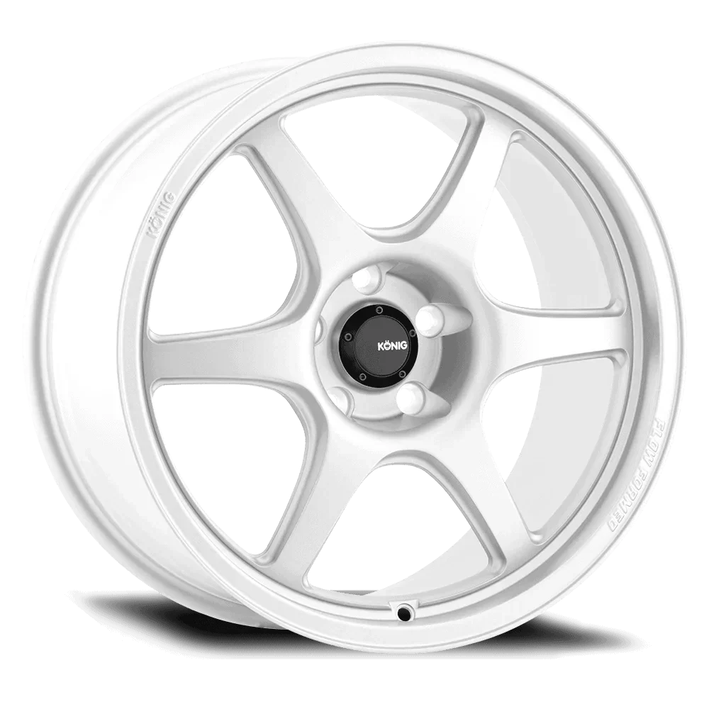 Konig Hexaform Flow Formed Wheels 18x10.5 | 5x114.3, +18 | Gloss White