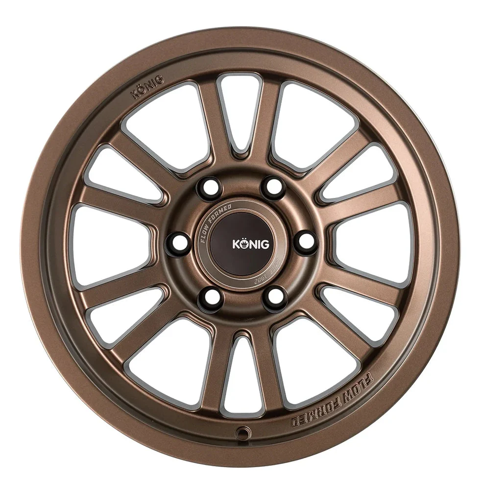 Konig HyperTrail HT1 Flow Formed Wheels 18x9 | 5x127 , 6x139.7 | Matte Black / Satin Bronze / Gloss Anthracite - Image 4