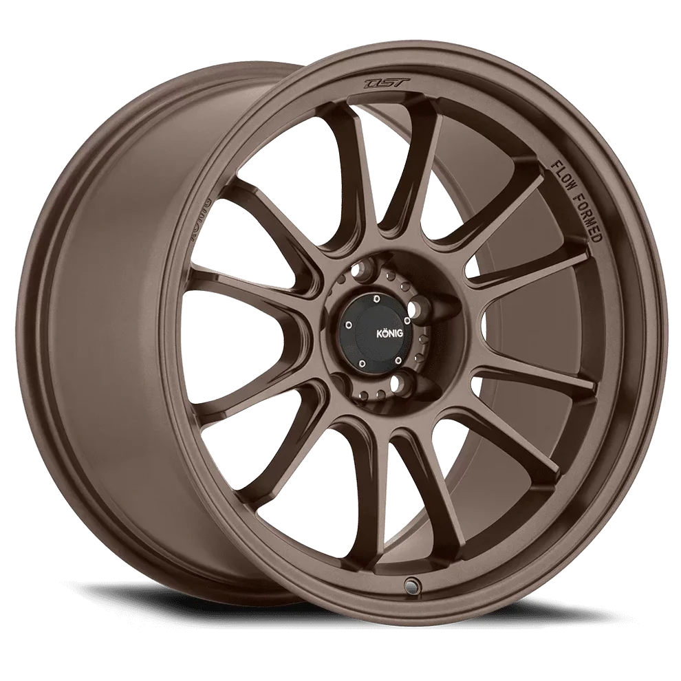 Konig Hypergram Flow Formed Wheels 17x10 | 4x100 , +43 | Matte Black or Race Bronze - Image 2