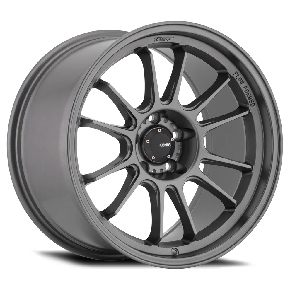 Konig Hypergram Flow Formed Wheels 18x11 | 5X114.3 , 5x120 | Metallic Carbon / Matte Black / Matte Grey - Image 3