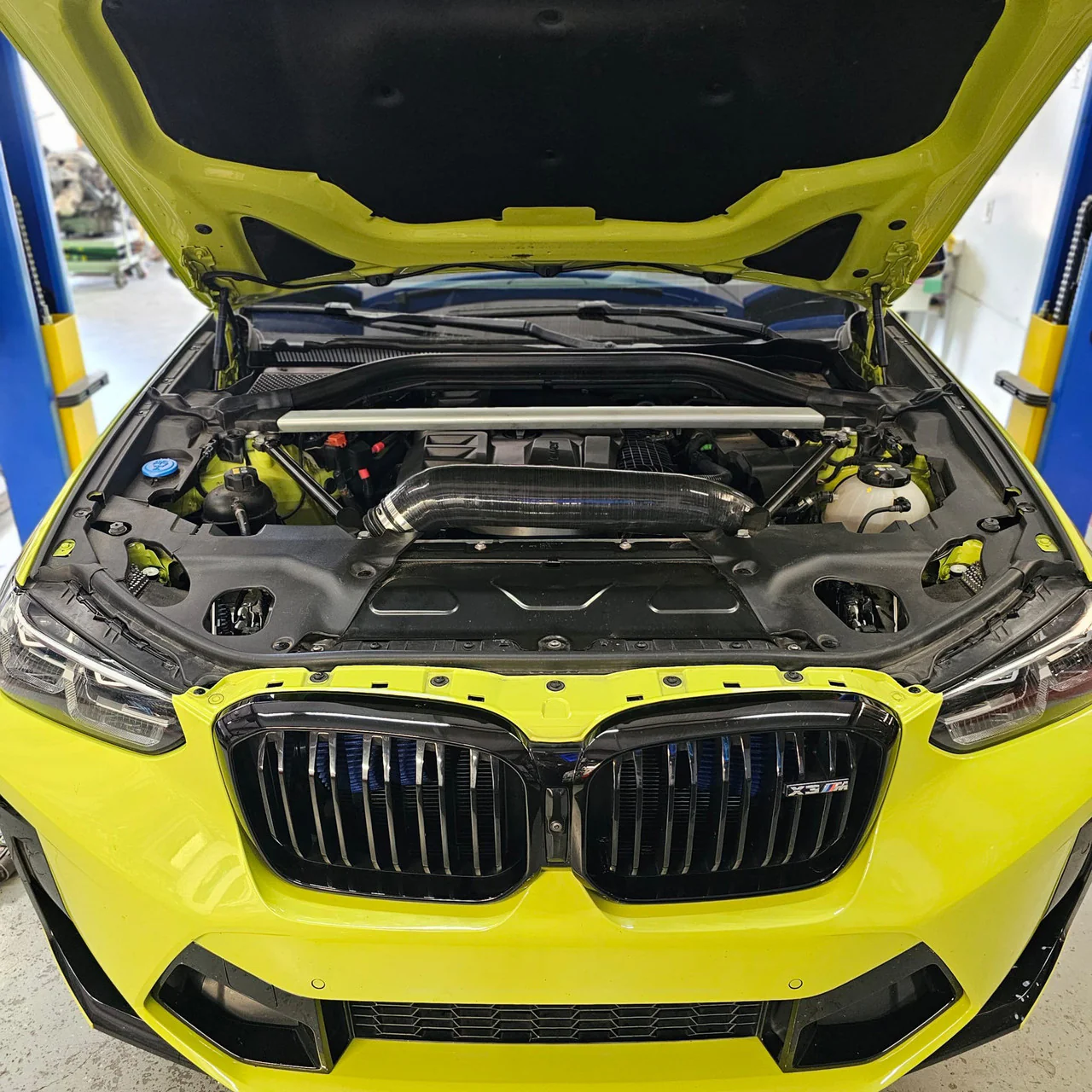 MAD Dual Front Mount Air Intakes BMW X3M X4M F97 F98 (2019-2025) Silicone - Includes High Flow Filters MAD-104 - Image 12