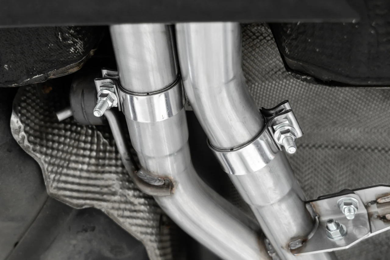 MBRP 2.25" Muffler Bypass Audi S4 / S5 3.0L TFSI (10-16) Tour Profile T409 Stainless Steel - Image 2