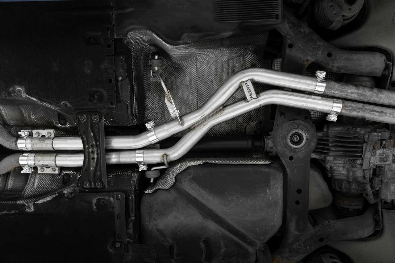 MBRP 2.25" Muffler Bypass Audi S4 / S5 3.0L TFSI (10-16) Tour Profile T409 Stainless Steel - Image 3