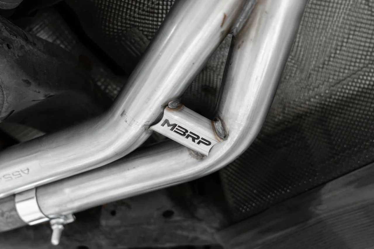 MBRP 2.25" Muffler Bypass Audi S4 / S5 3.0L TFSI (10-16) Tour Profile T409 Stainless Steel - Image 6