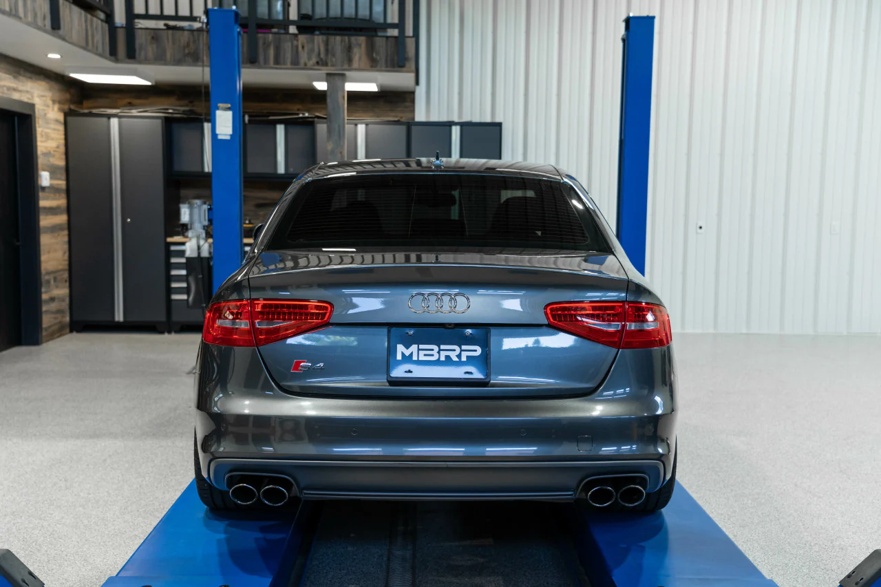 MBRP 2.25" Muffler Bypass Audi S4 / S5 3.0L TFSI (10-16) Tour Profile T409 Stainless Steel - Image 8