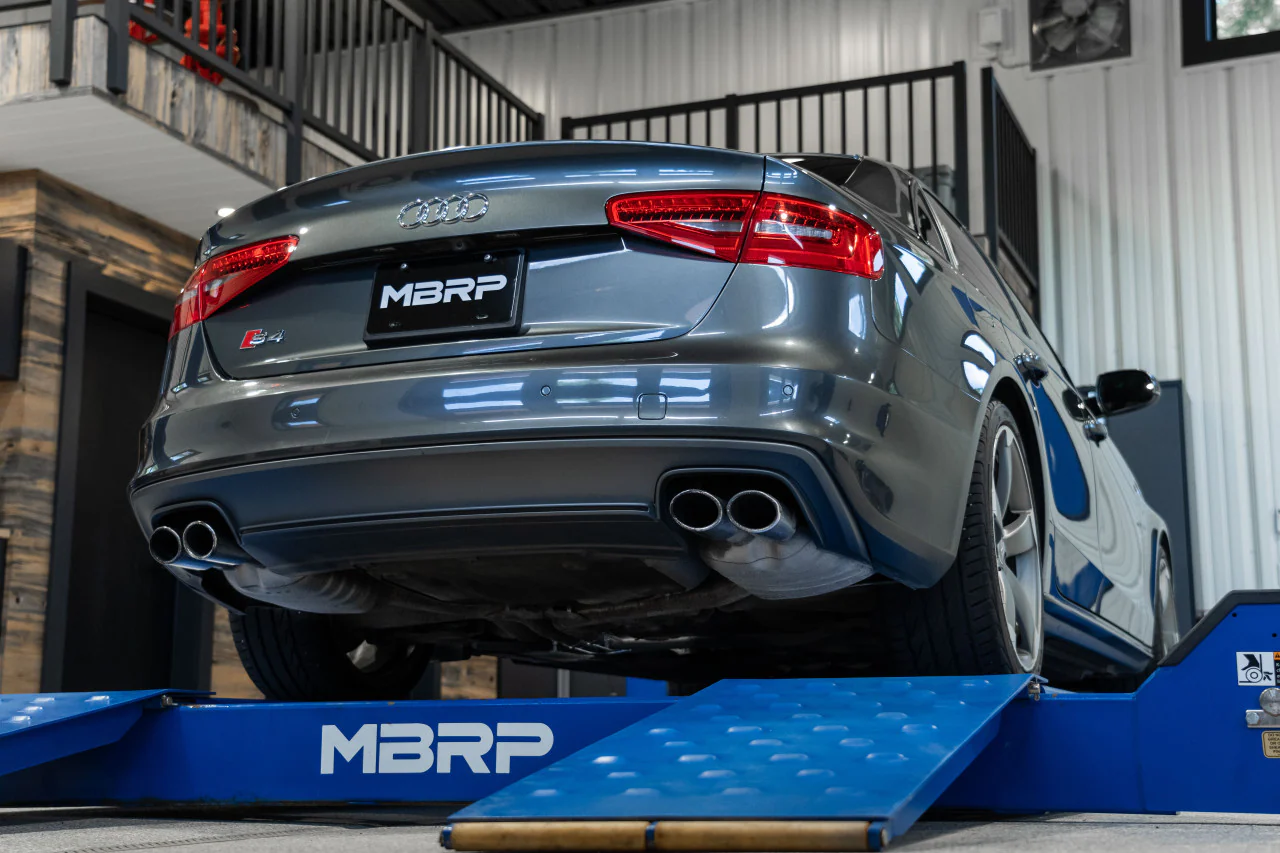 MBRP 2.25" Muffler Bypass Audi S4 / S5 3.0L TFSI (10-16) Tour Profile T409 Stainless Steel - Image 9