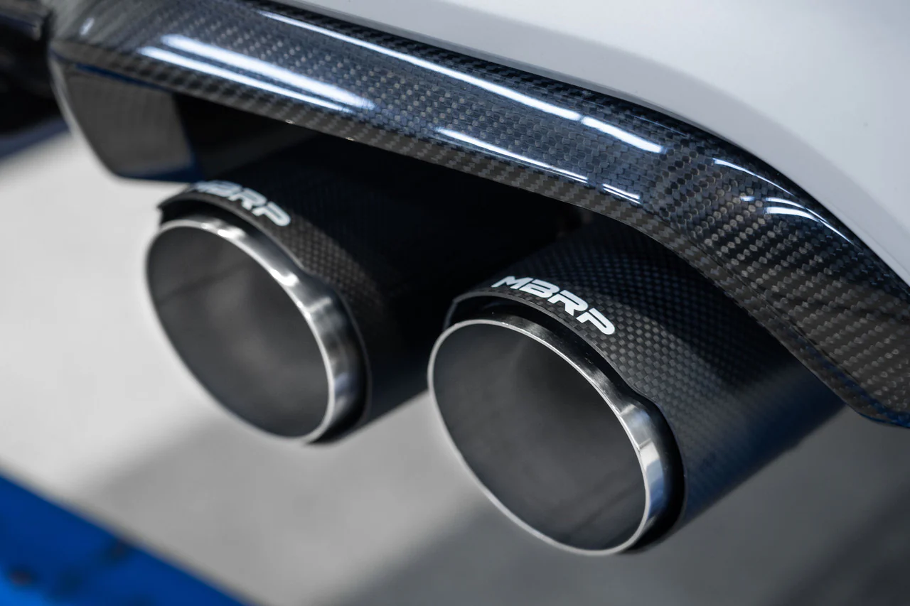 MBRP Exhaust BMW M2 Competition F87 S55 (19-21) 3" Resonator-back w/ Quad Carbon Fiber Tips - Image 4