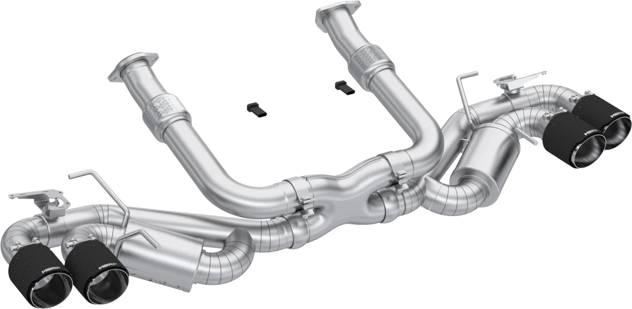 MBRP Exhaust Corvette C8 6.2L V8 (20-25) 3" Catback with Carbon Fiber Quad Tips