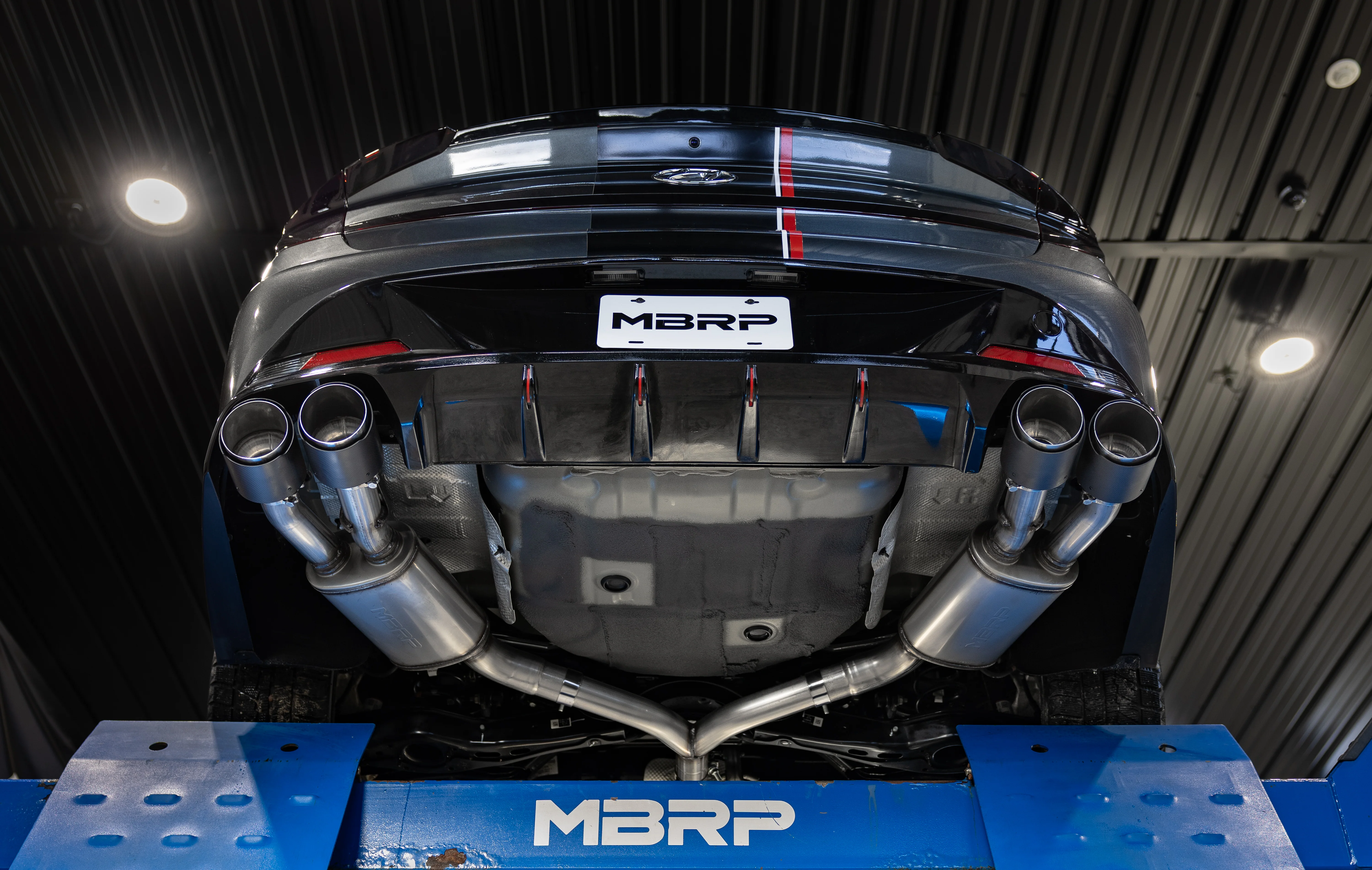 MBRP Exhaust for Hyundai Sonata N Line (2021-2023) 2.5" Catback - Stainless or Aluminized with Quad Tips - Image 5