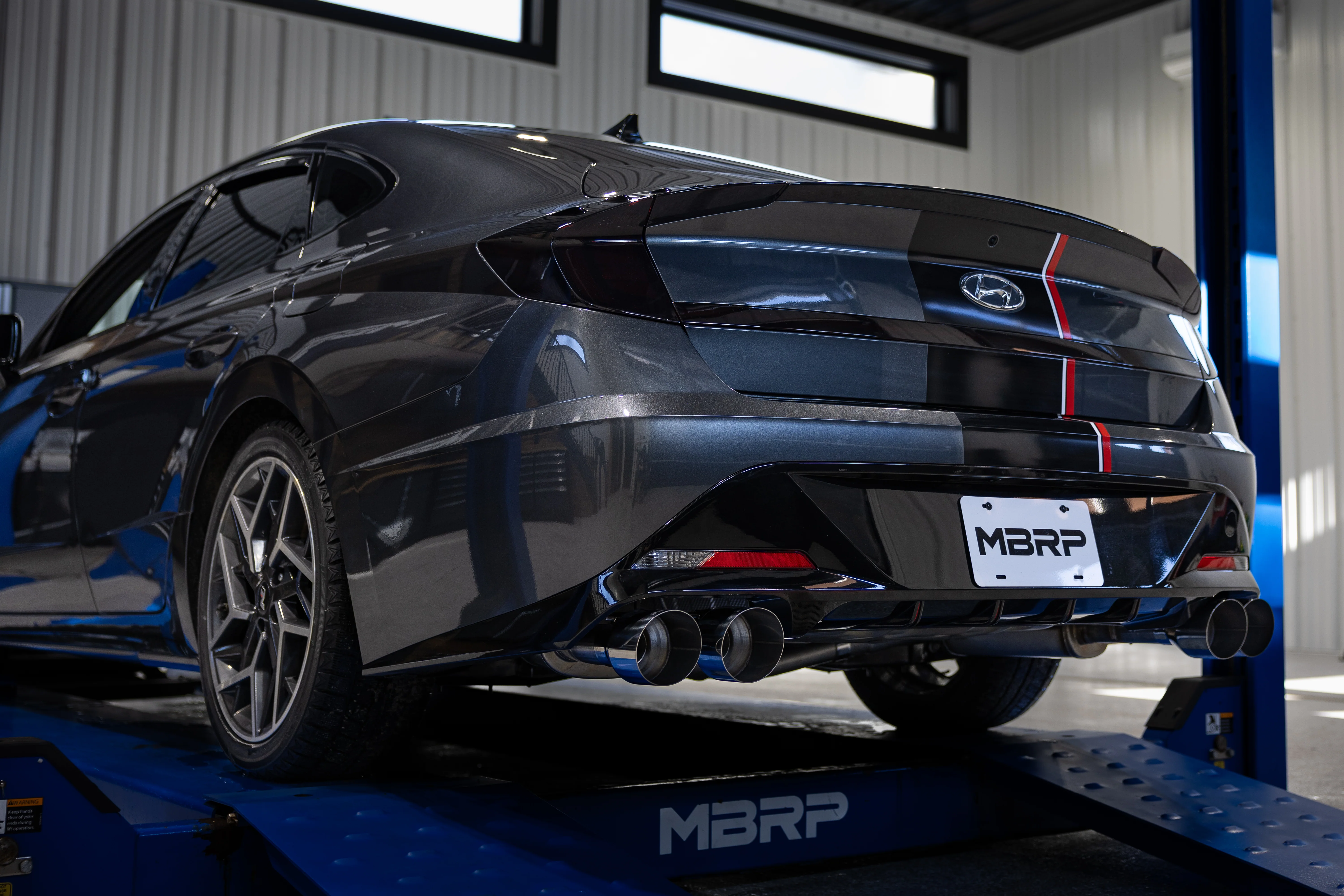 MBRP Exhaust for Hyundai Sonata N Line (2021-2023) 2.5" Catback - Stainless or Aluminized with Quad Tips - Image 8