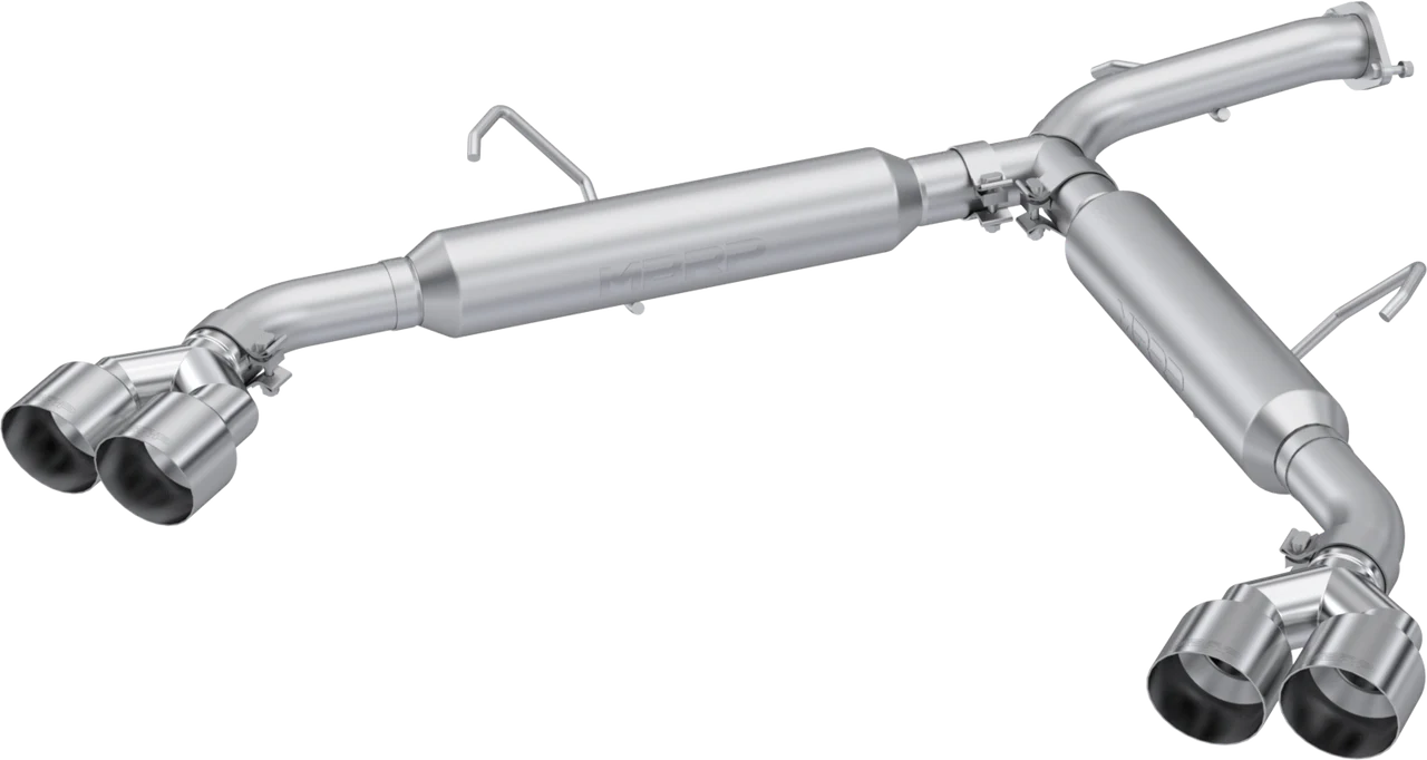 MBRP Exhaust Kia Forte GT 1.6L Sedan (22-24) Bolt-On 2.5" Axleback w/ 4" Dual Out Quad Tips - Image 2