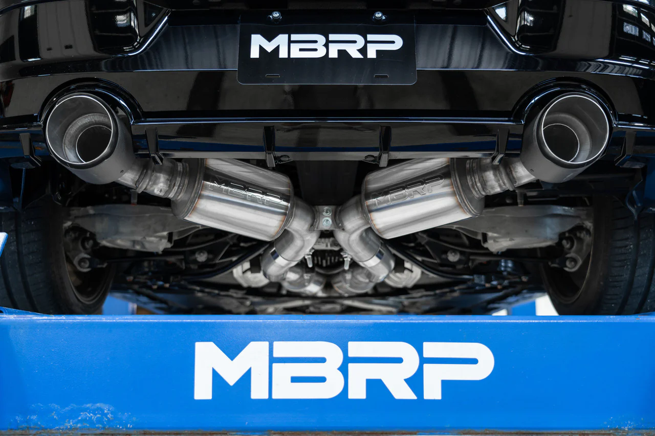 MBRP Exhaust Nissan Z RZ34 3.0L (23-24) 3" Bolt-On Catback / 5" Dual Split T304 Stainless or Carbon Fiber Tips - Image 11