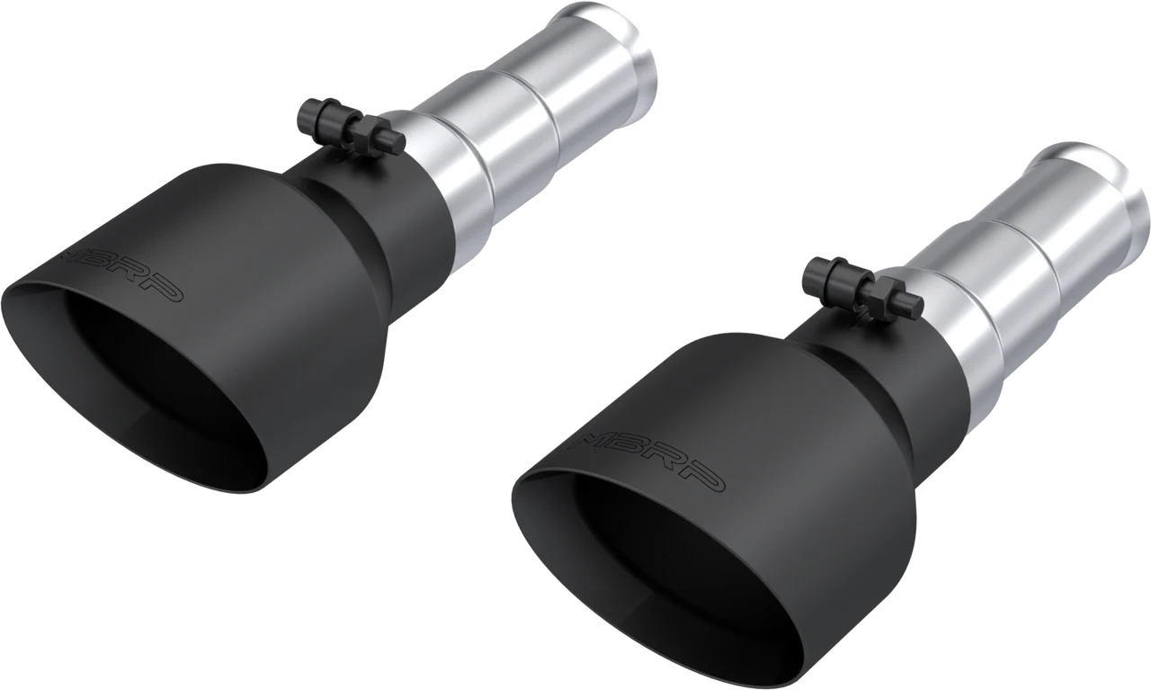MBRP Exhaust Tips Ram 1500 5.7L Hemi (19-21) 5" Outlet / 3" Inlet / 23" Length T304 Stainless or Carbon Fiber - Image 2