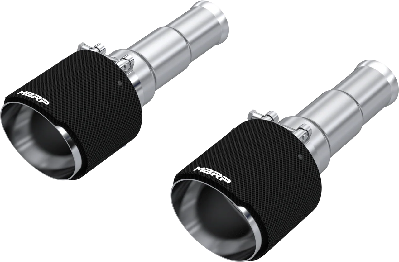 MBRP Exhaust Tips Ram 1500 5.7L Hemi (19-21) 5" Outlet / 3" Inlet / 23" Length T304 Stainless or Carbon Fiber - Image 3