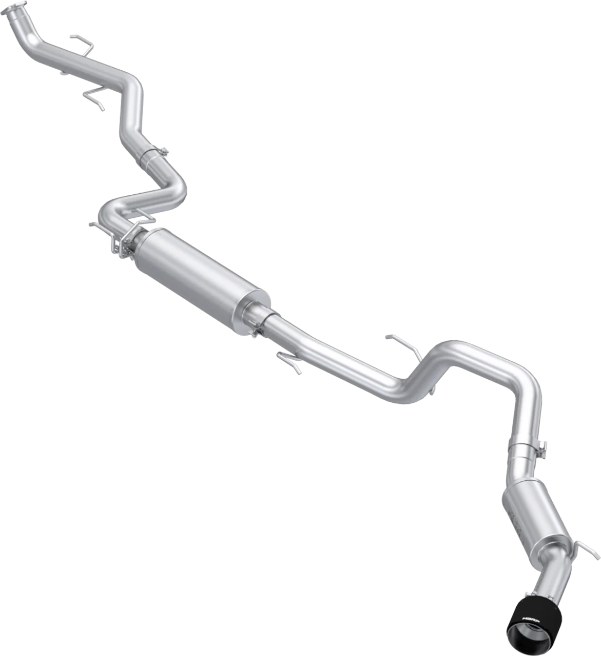 MBRP Exhaust Toyota Tacoma 2.4L (2024) 3" Bolt-On Catback T304 Stainless / Aluminized / Black-Coated Aluminized Steel - Image 4