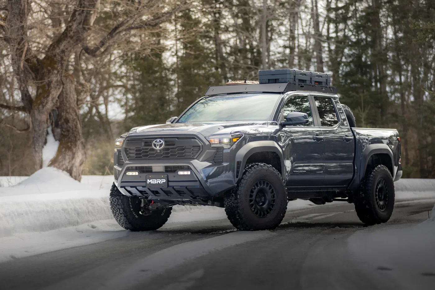 MBRP Exhaust Toyota Tacoma 2.4L HEV (2024-2026) Catback 3" Pre-Axle Turndown Exit - Polished Stainless or Aluminized Steel - Image 8