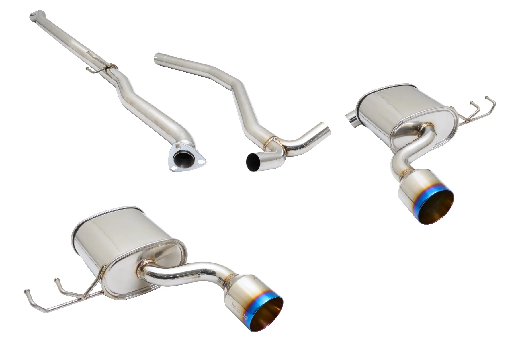 Megan Racing Exhaust for Honda Civic Sport Hatchback FK7 (2016-2021) Catback - Polished or Burnt Blue Tips - Image 2