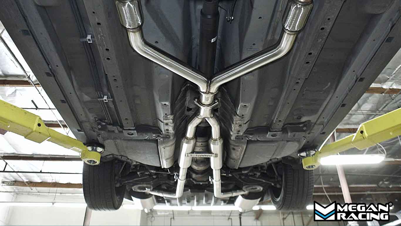 Megan Racing Exhaust Infiniti G35 (07-08) G37 (09-13) Sedan - Catback With Polished Tips LW-CBS-IG124D - Image 5