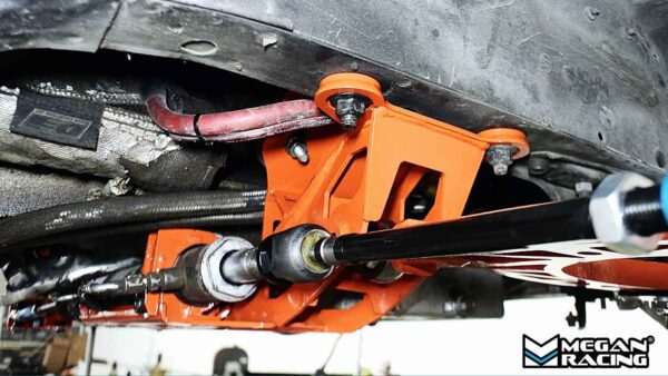 Megan Racing Front Subframe Nissan 240SX S13 S14 (1989-1998) 40mm Steering Rack Relocation MRD-NS-1700-SF - Image 2