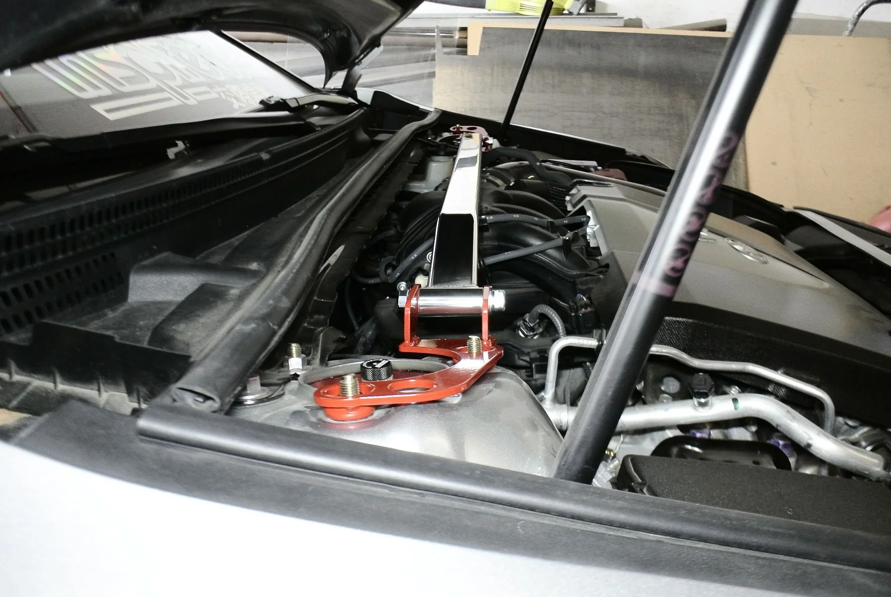 Megan Racing Strut Bar Toyota Camry FWD (2025-2026) Front - Race Spec - Polished Upper - Image 3