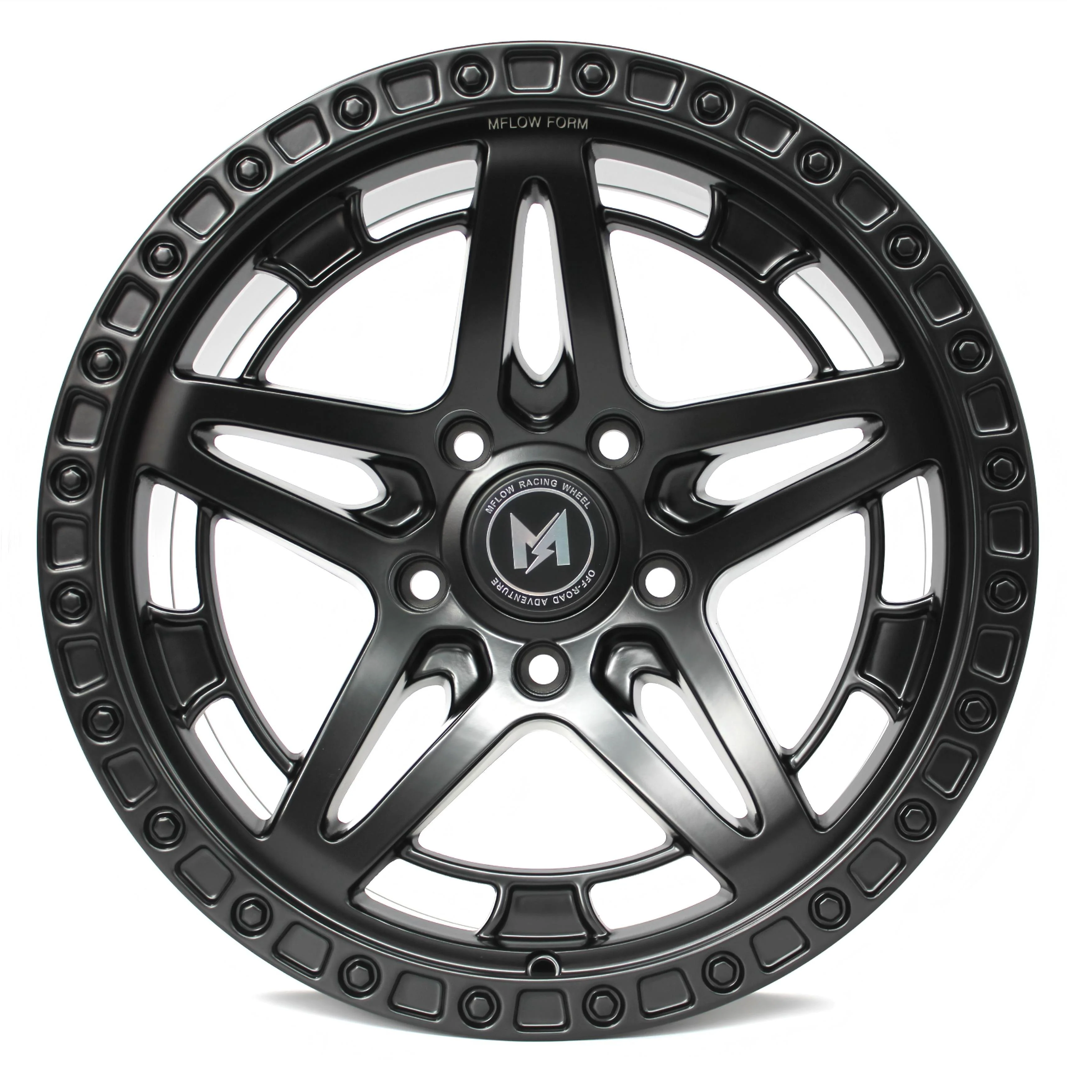 MFlow Racing MF01 Offroad Wheels 17x9 | 5x127 | One Piece Flow Formed - Matte Black / Matte Bronze - Image 2