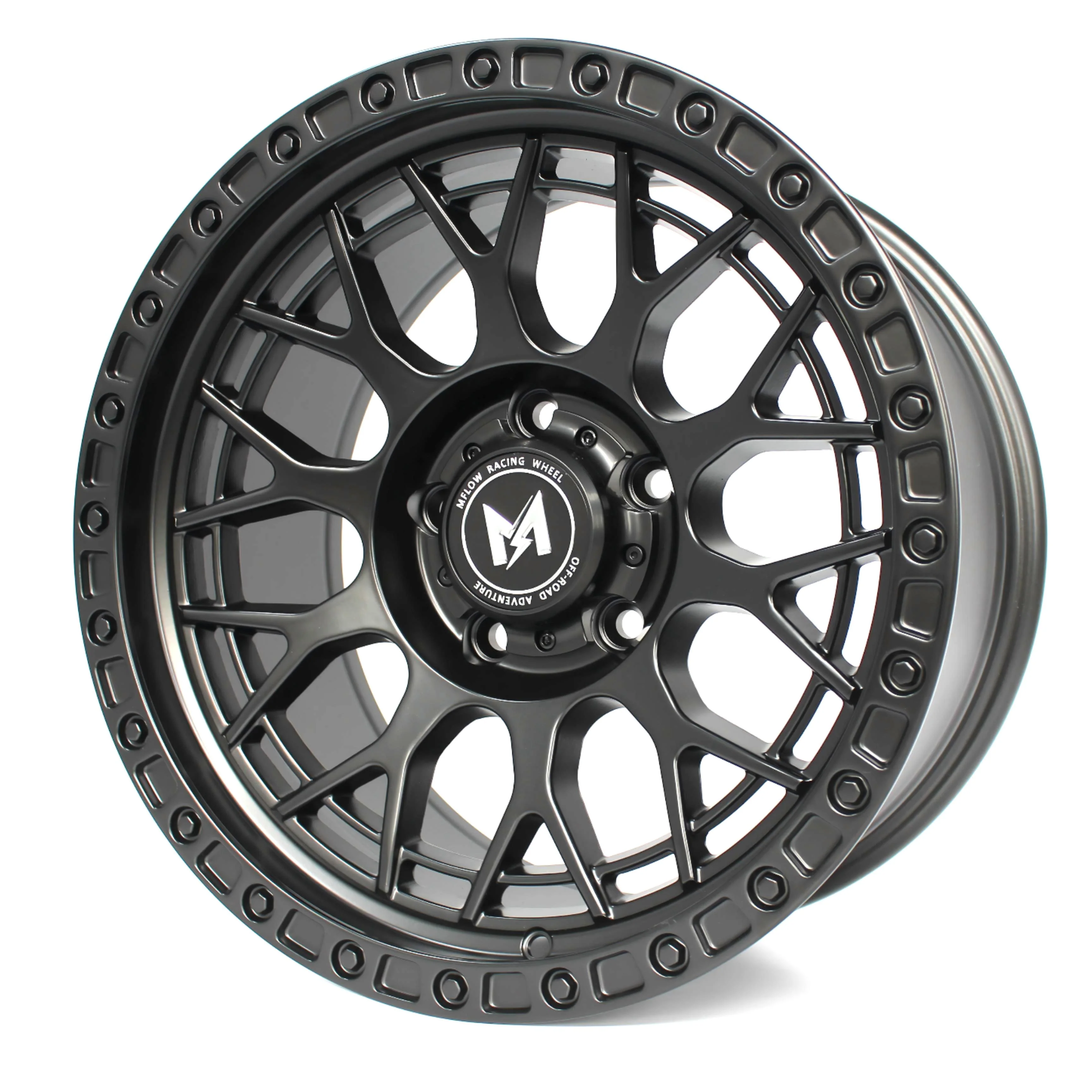 MFlow Racing MF02 Offroad Wheels 17x9 | 5x127, 6x135, 6x139.7 | One Piece Flow Formed - Matte Black / Matte Bronze - Image 5