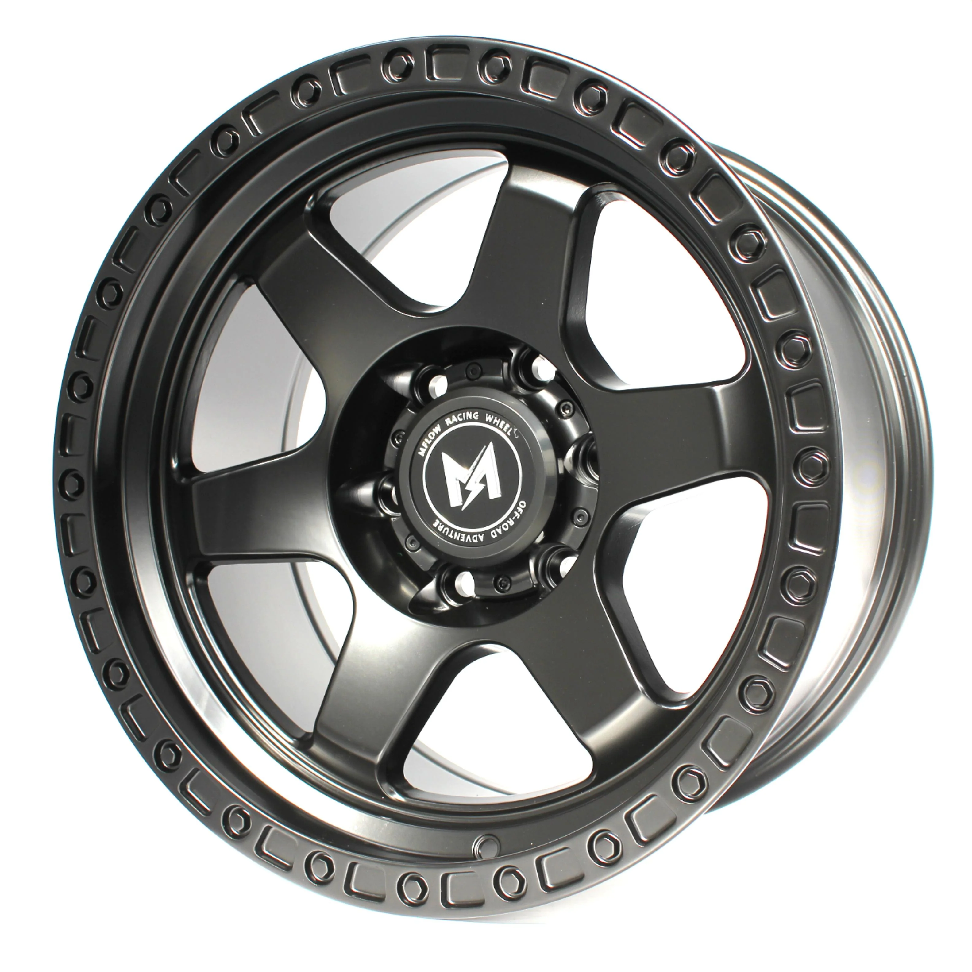 MFlow Racing MF03 Offroad Wheels 17x9 | 6x135, 6x139.7 | One Piece Flow Formed - Matte Black / Matte Bronze