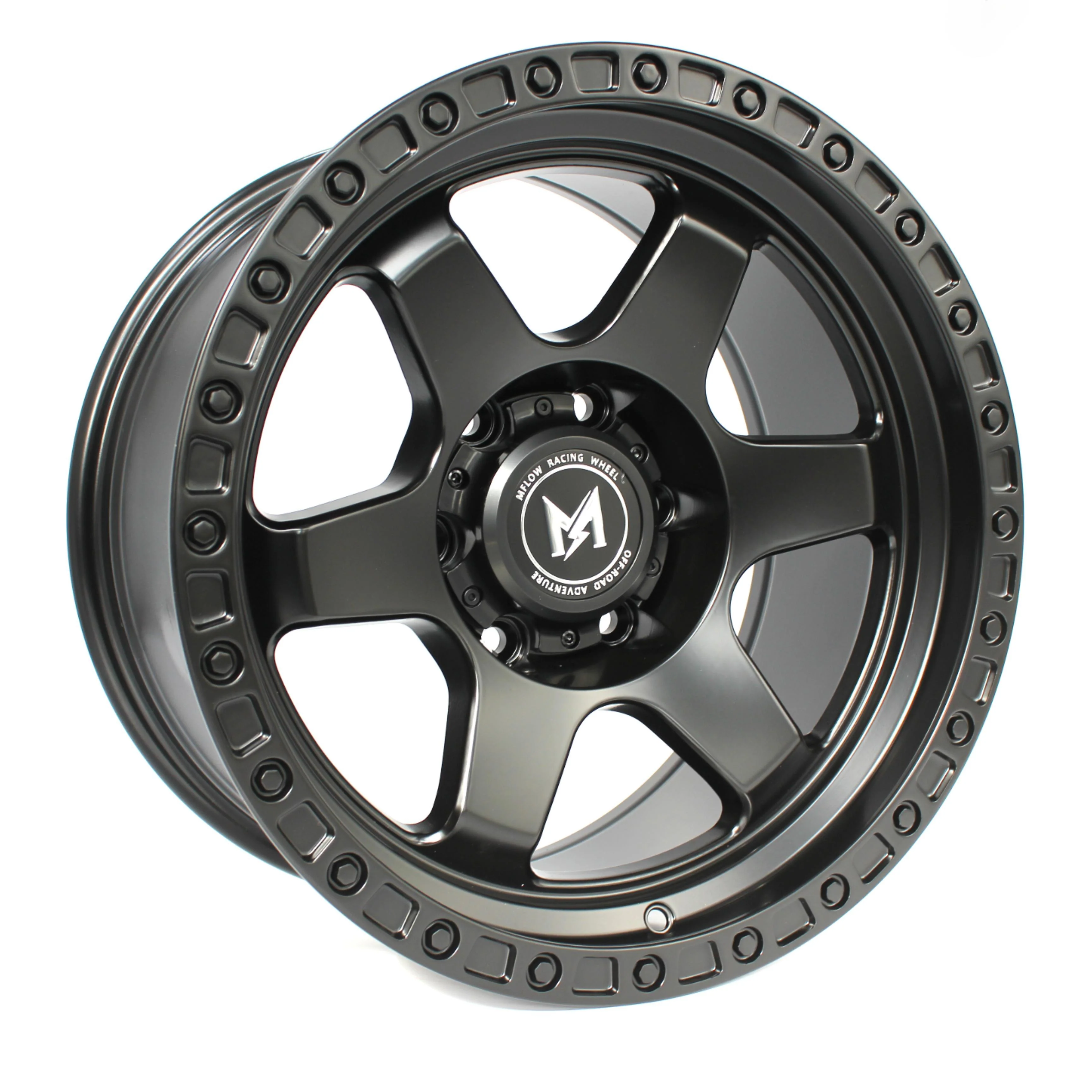 MFlow Racing MF03 Offroad Wheels 17x9 | 6x135, 6x139.7 | One Piece Flow Formed - Matte Black / Matte Bronze - Image 3