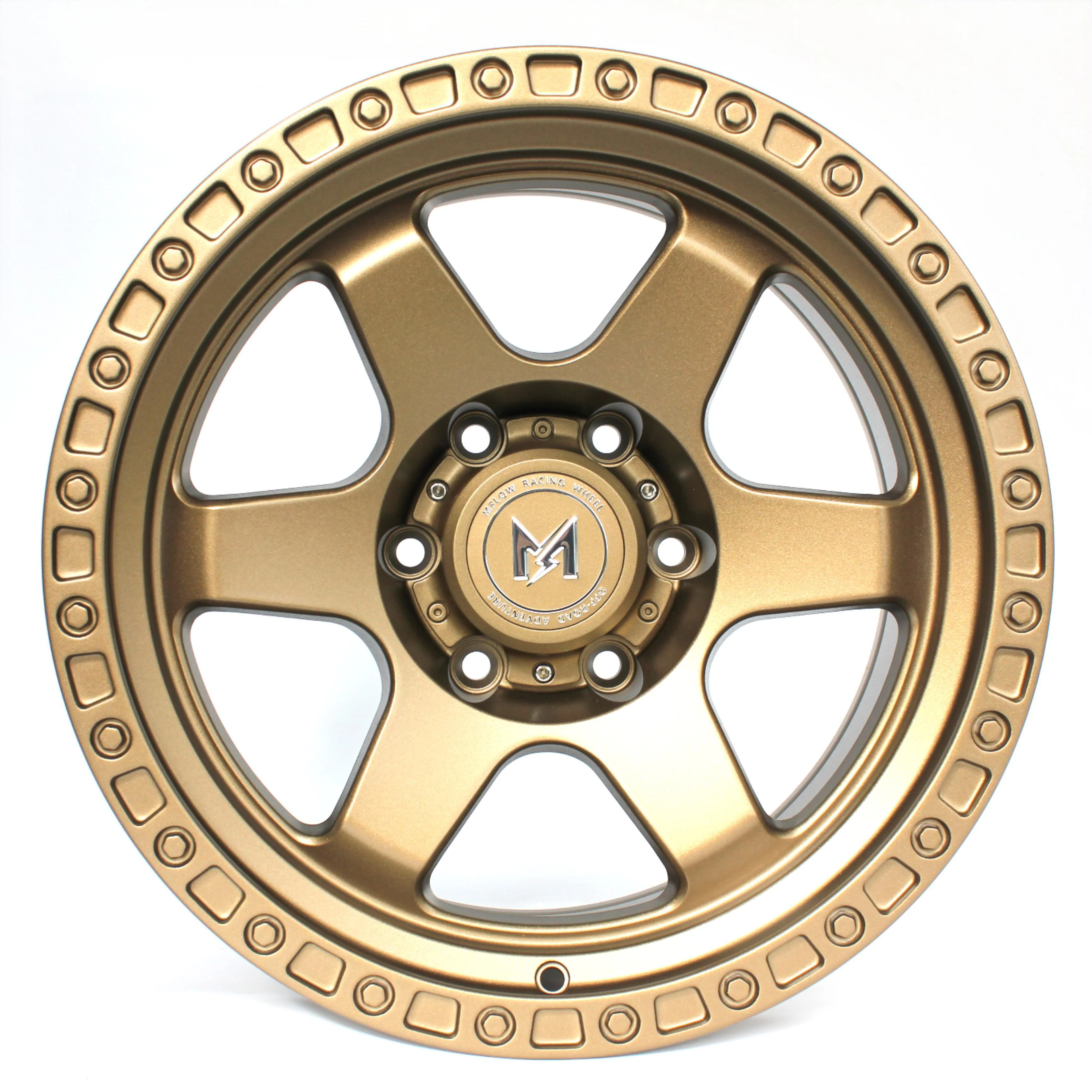 MFlow Racing MF03 Offroad Wheels 17x9 | 6x135, 6x139.7 | One Piece Flow Formed - Matte Black / Matte Bronze - Image 4