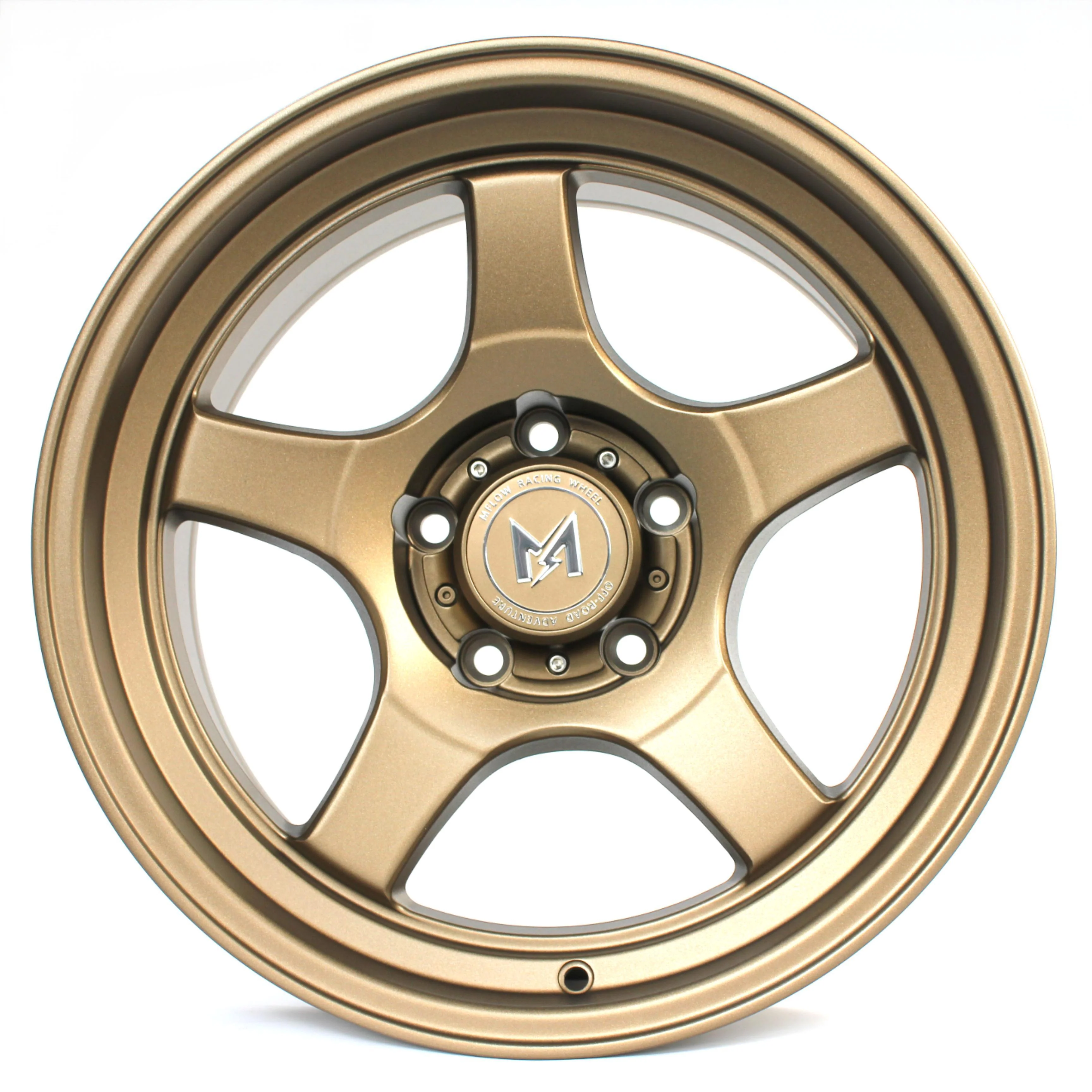 MFlow Racing MF05 Offroad Wheels 17x8.5 | 6x139.7 | One Piece Flow Formed - Matte Black / Matte Bronze - Image 5