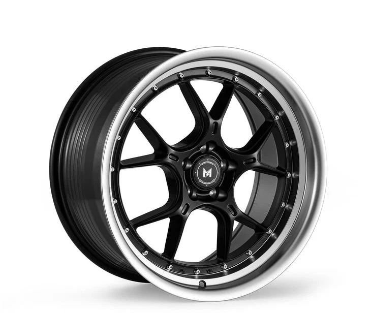 MFlow Racing MFL1 Wheels 19x8.5 | 5x112, 5x114.3, 5x120 | Flow Formed - Matte Black with Machined Lip / Matte Bronze with Machined Lip / Chrome - Image 7