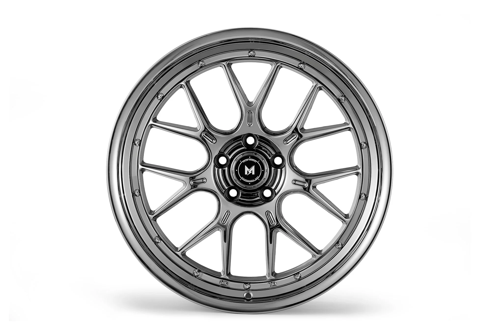 MFlow Racing MFL2 Wheels 20x8.5 | 5x112, 5x114.3, 5x120 | Flow Formed w/ 2" Deep Lip - Matte Black / Matte Bronze / Chrome - Image 8