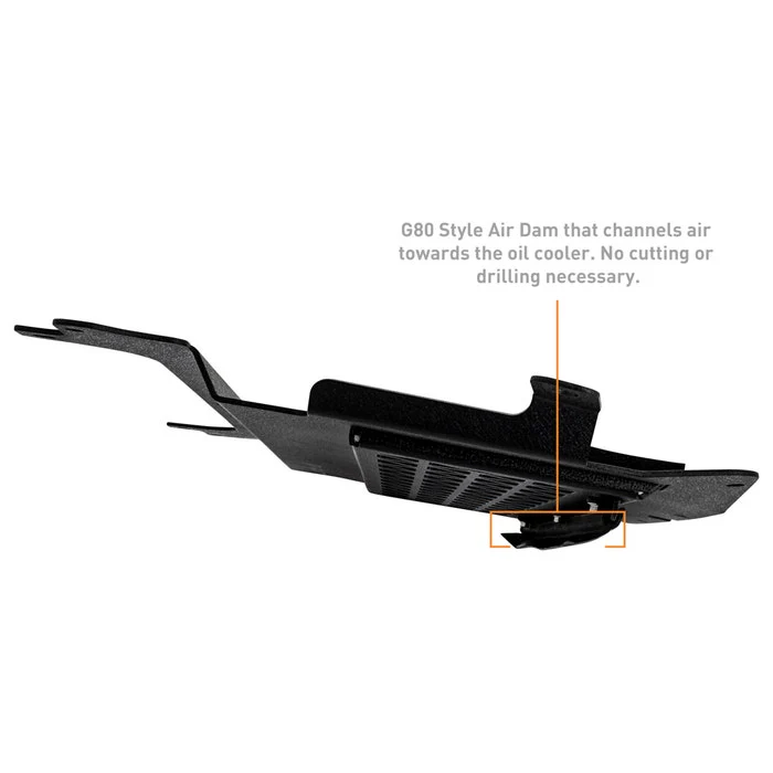 Mishimoto Skid Plate BMW M3 & M4 F80 (2015-2020) Wrinkle Black Oil Cooler Guard - Image 4