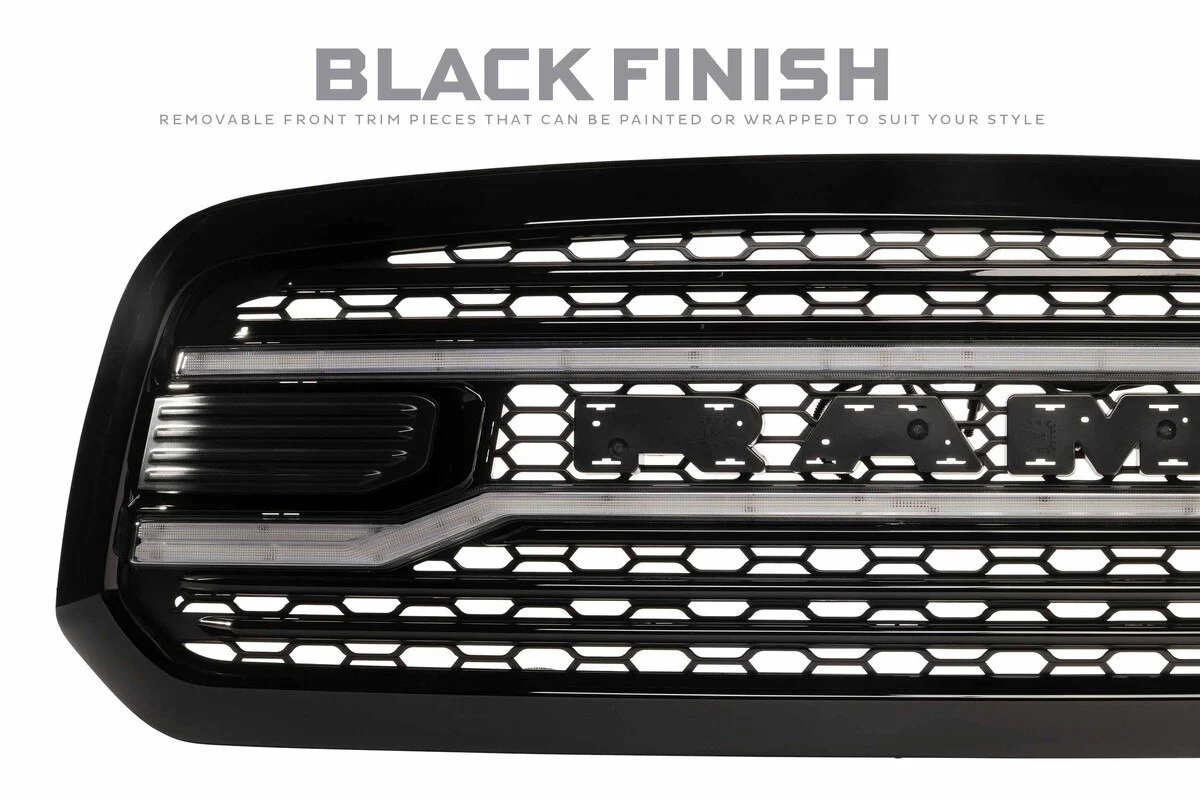 Morimoto DRL Grille for Dodge Ram 1500 (13-18) Ram 1500 Classic (19-24) XBG LED with Chrome or Black Housing - Image 6