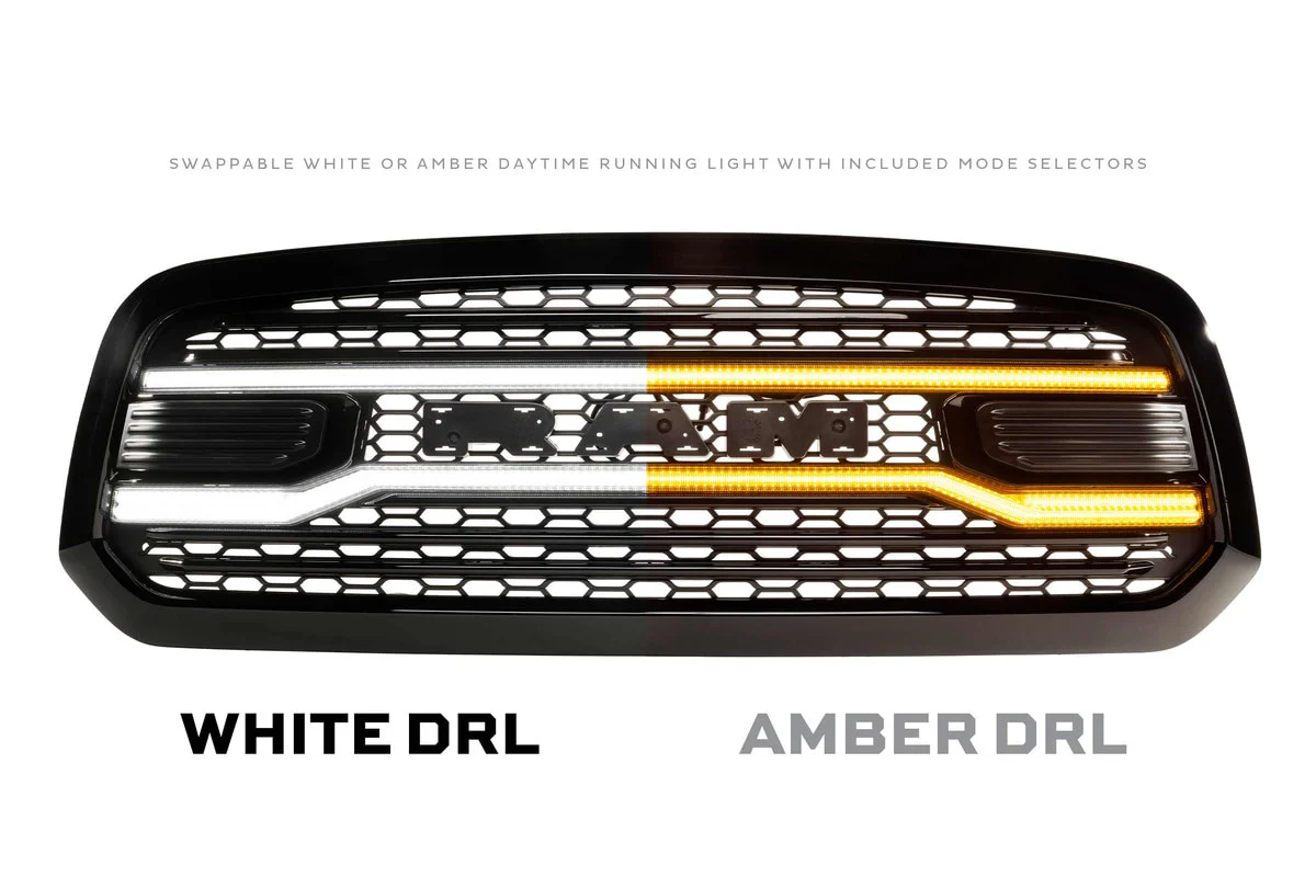 Morimoto DRL Grille for Dodge Ram 1500 (13-18) Ram 1500 Classic (19-24) XBG LED with Chrome or Black Housing - Image 9