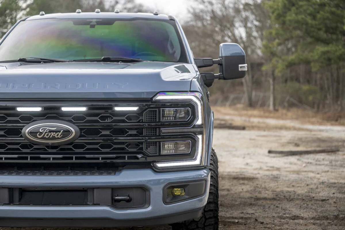 Morimoto DRL Grille for Ford F250 / F350 / F450 Super Duty (2023-2027) XBG LED with Chrome or Black Housing - Image 24