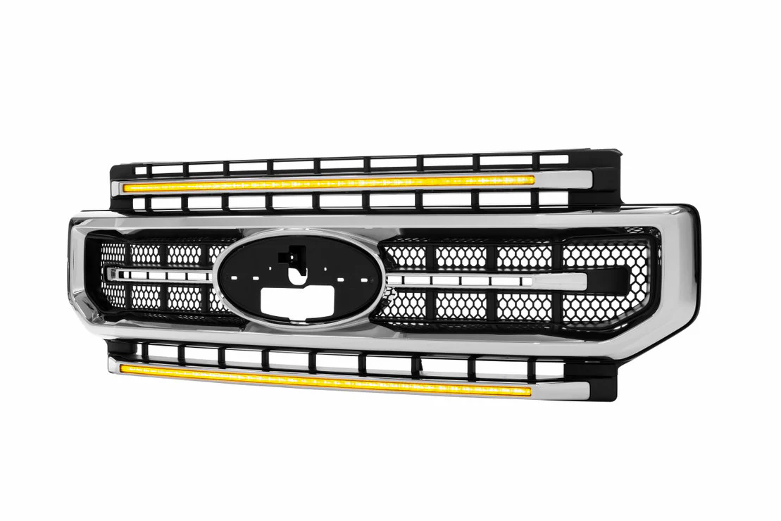 Morimoto DRL Grille Ford Super Duty (2020-2022) XBG LED - Gloss Black or Chrome Housing - Image 9