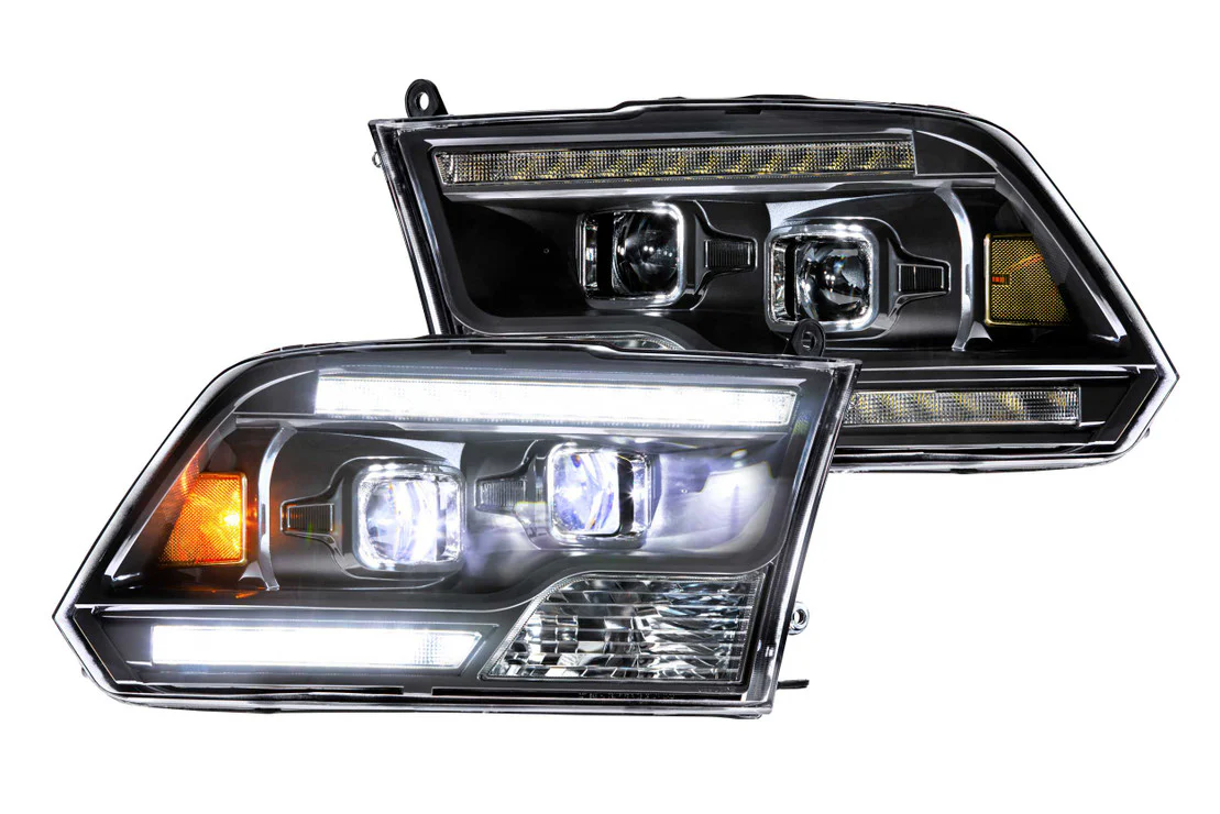 Morimoto Headlights Dodge Ram (2019-2024) XB LED Headlights - Black