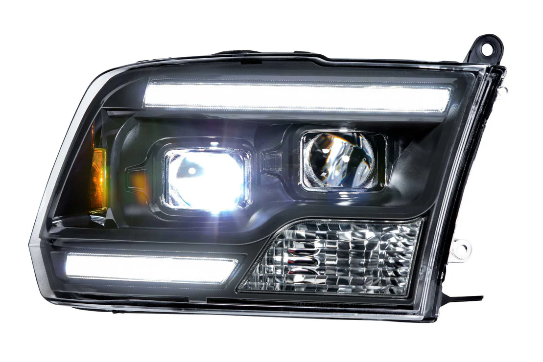 Morimoto Headlights Dodge Ram (2019-2024) XB LED Headlights - Black - Image 4