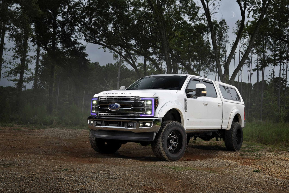 Morimoto Projector LED Headlights for Ford F250 F350 F450 Super Duty (2017-2019) with RGB Daytime Running Light - Image 11